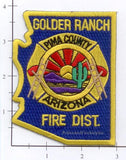 Arizona - Golder Ranch District Patch Pima County