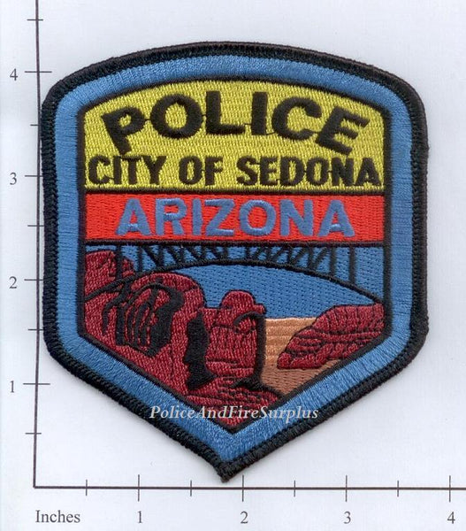 Arizona - Sedona Police Dept Patch – Police And Fire Surplus