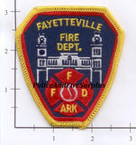 Arkansas - Fayetteville Fire Dept Patch