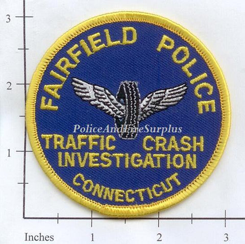 Connecticut - Fairfield Traffic Crash Investigation Police Dept Patch