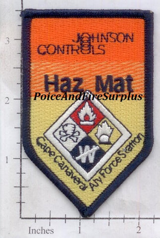 Florida - Cape Canaveral Air Force Station Johnson Controls Haz Mat Fire Dept Patch