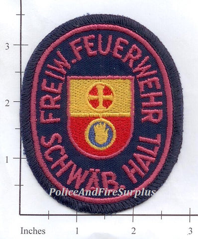 Germany - Schwäbisch Hall Voluntary Fire Dept Patch