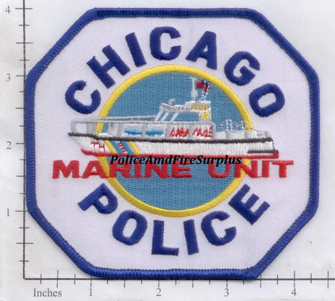 Illinois - Chicago Marine Unit Police Dept Patch