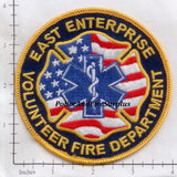 Indiana - East Enterprise Volunteer Fire Dept Patch