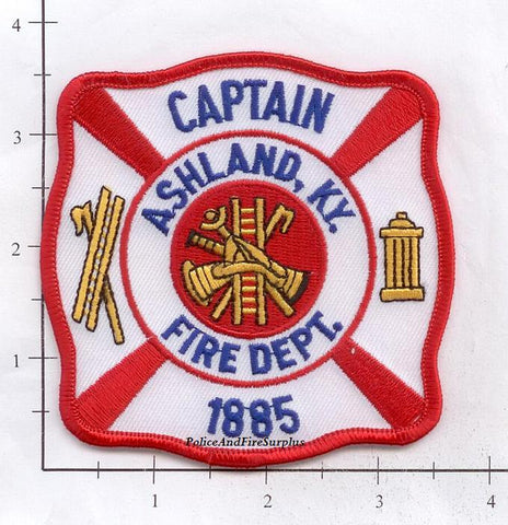 Kentucky - Ashland Fire Dept Captain Patch