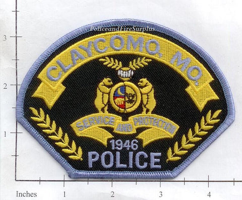 Missouri - Claycomo Police Dept Patch