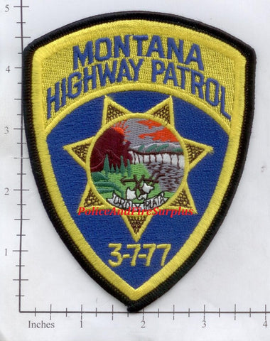 Montana - Montana Highway Patrol State Police Dept Patch