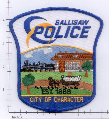 Oklahoma - Salisaw Police Dept Patch