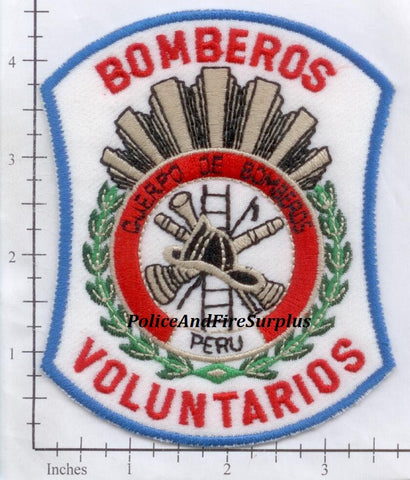 Peru - Peru Volunteer Fire Dept Patch