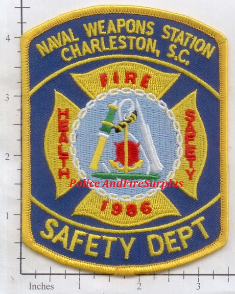 South Carolina - Charleston Naval Weapons Station Safety Dept Fire Dep ...