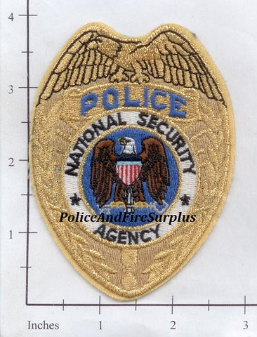 United States -  National Security Agency Police Dept Patch v2